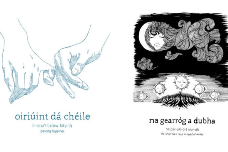 The richness of the Irish language, illustrations by Catherine Geaney